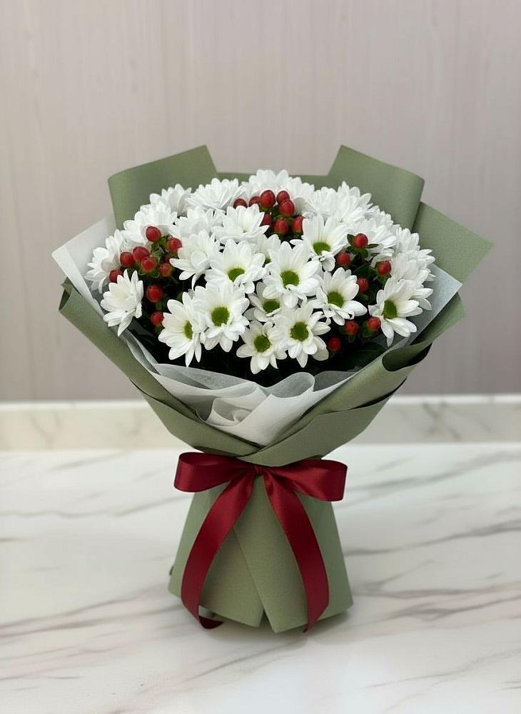 Букет цветов из: Хризантемы в Новосемейкино