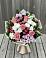 Букет цветов из: Альстромерии, Гвоздики, Розы и Хризантемы в Новосемейкино