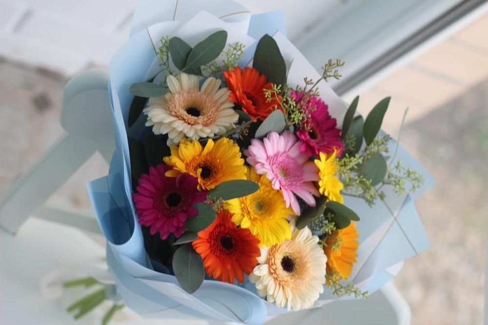 Букет цветов из: Герберы в Новосемейкино