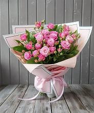 Букет Розовый кустик в Новосемейкино