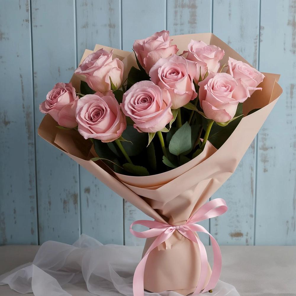 Букет цветов из: Розы в Новосемейкино