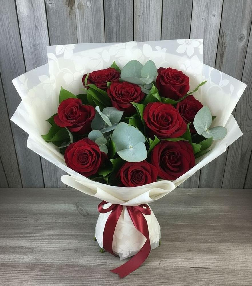 Букет цветов из: Розы в Новосемейкино