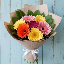 Букет цветов из:  Герберы в Новосемейкино