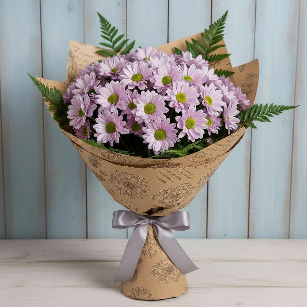 Букет цветов из: Хризантемы в Новосемейкино
