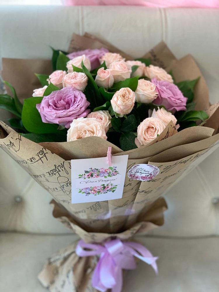 Букет цветов из: Розы в Новосемейкино