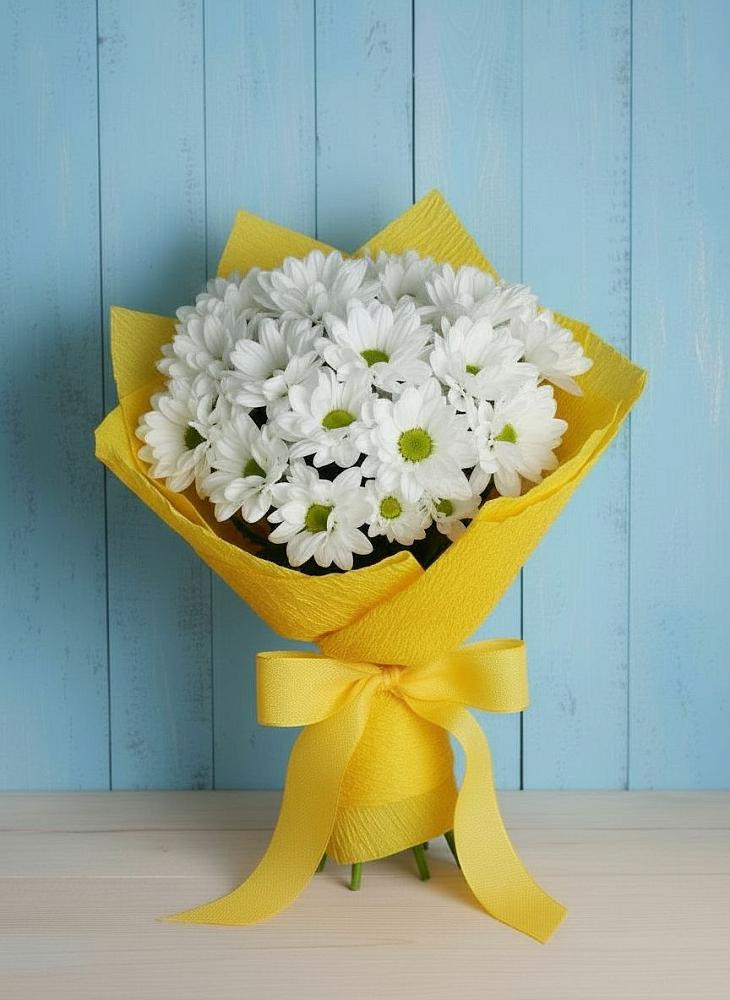 Букет цветов из: Хризантемы в Новосемейкино