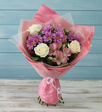 Букет цветов из:  Герберы в Новосемейкино