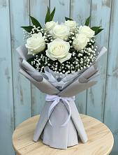 Букет цветов из:  Розы в Новосемейкино
