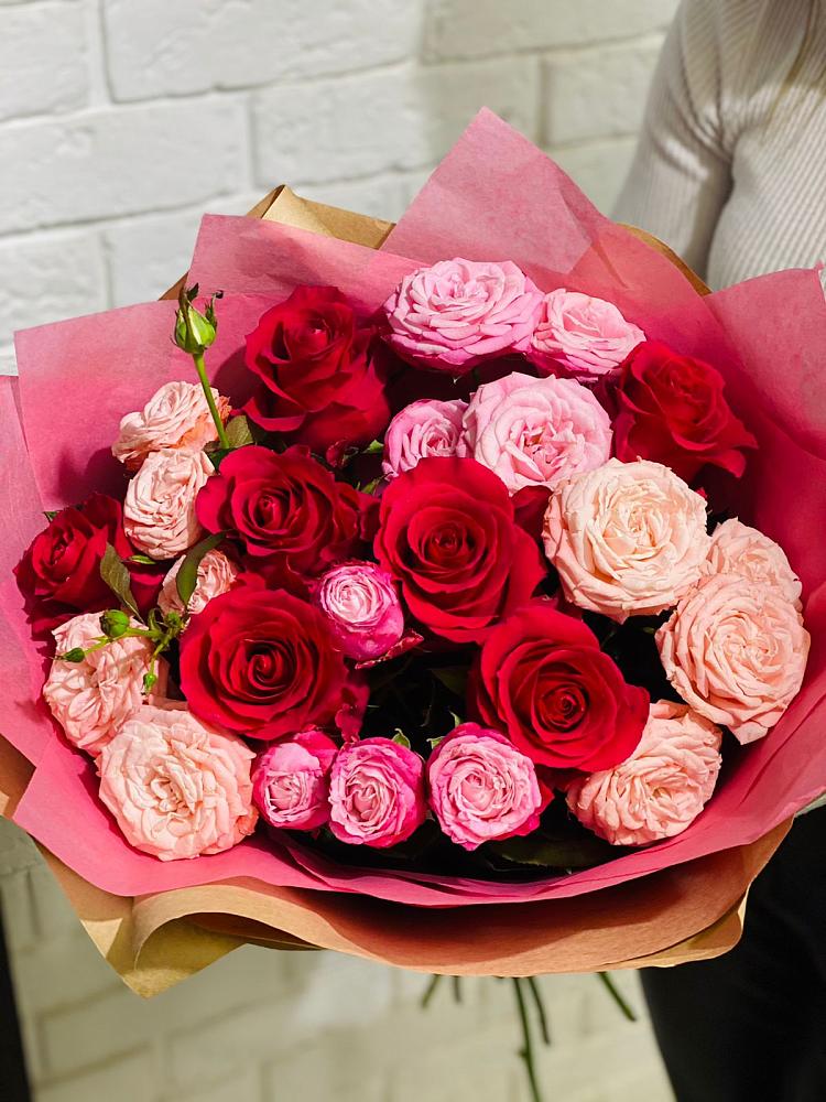 Букет цветов из: Розы в Новосемейкино