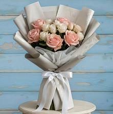 Букет цветов из:  Розы в Новосемейкино