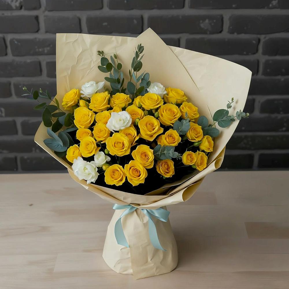 Букет цветов из: Розы в Новосемейкино