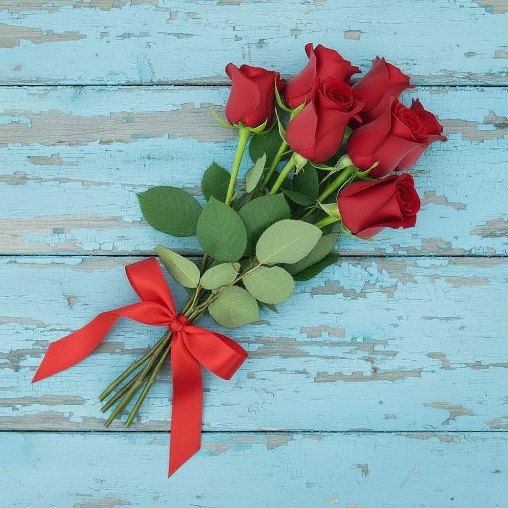 Букет Красные розы в Новосемейкино