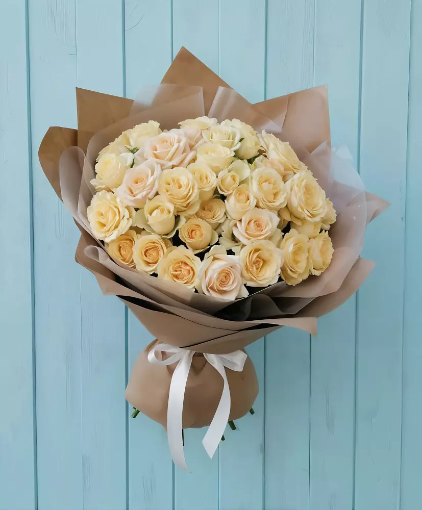 Букет Кремовое облако в Новосемейкино